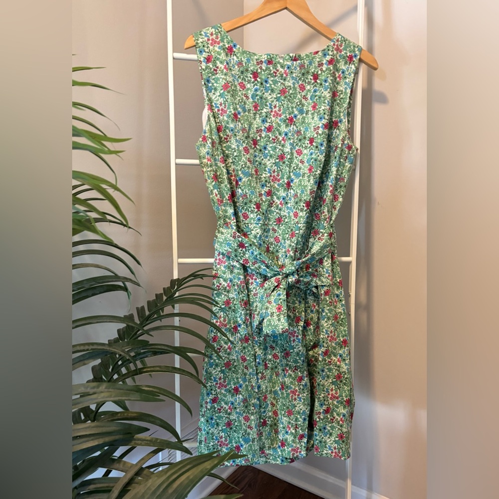 Anne Klein Green Floral Dress